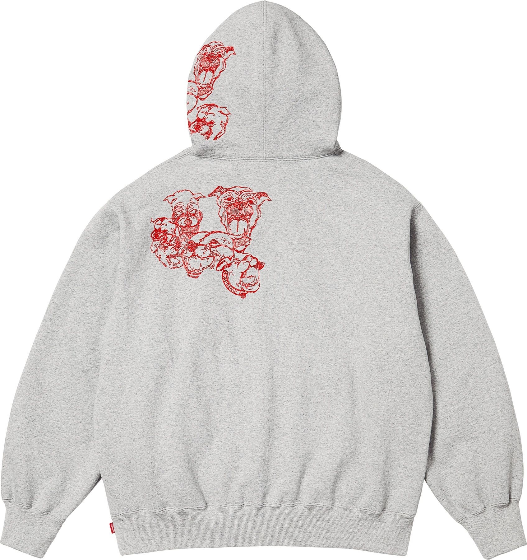 Pitbulls Embroidered Hooded Sweatshirt view 6